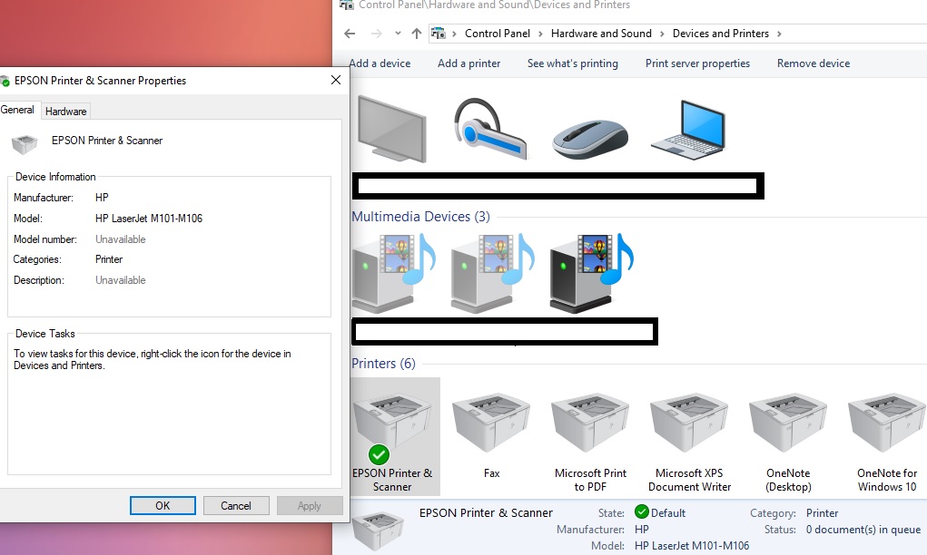 HP M101-M106 and HP Smart on Windows