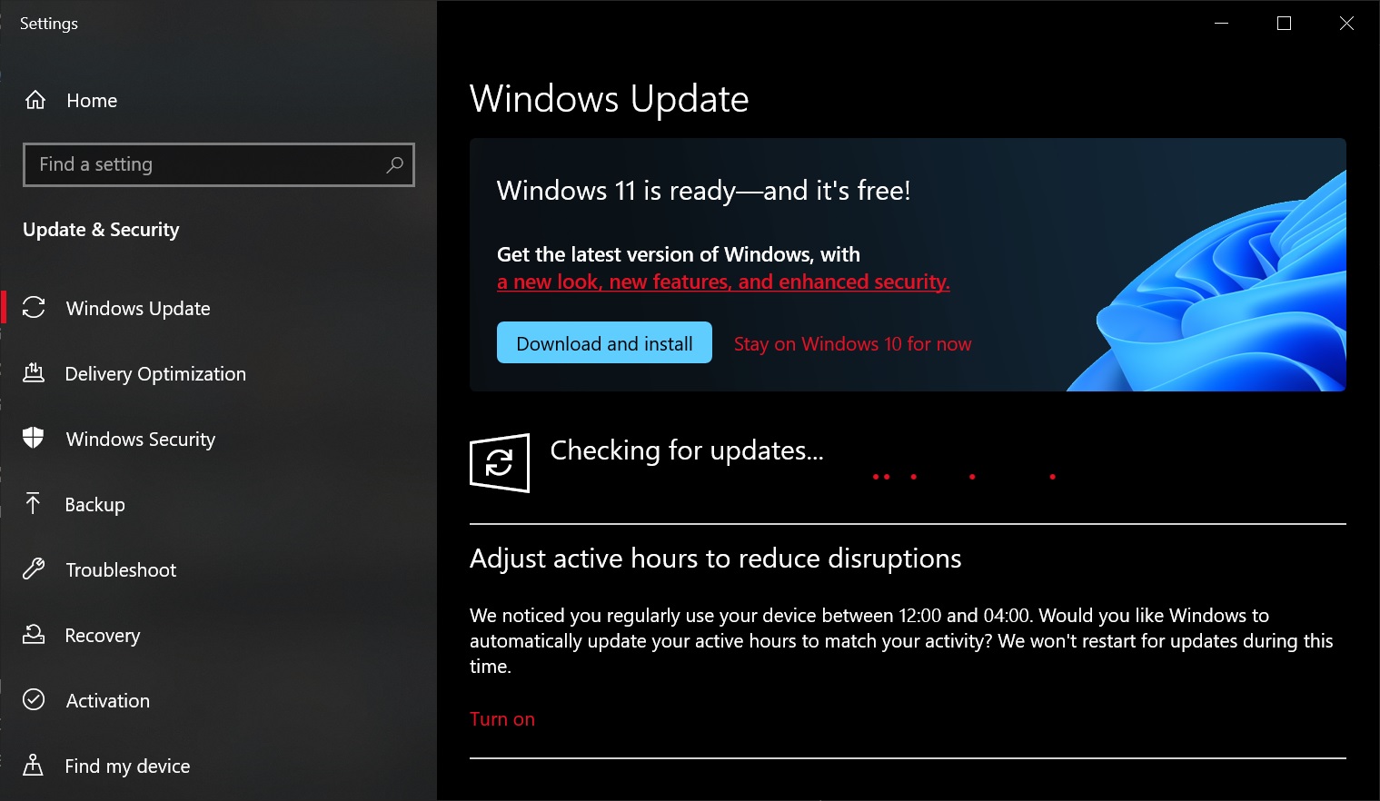 KB5025221 Windows Update