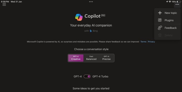 Microsoft Copilot Pro Android and iOS