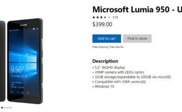 Microsoft Lumia at Store