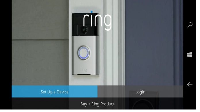 Ring video doorbell