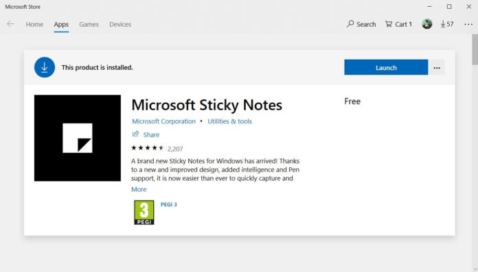 Sticky Notes for Windows 10