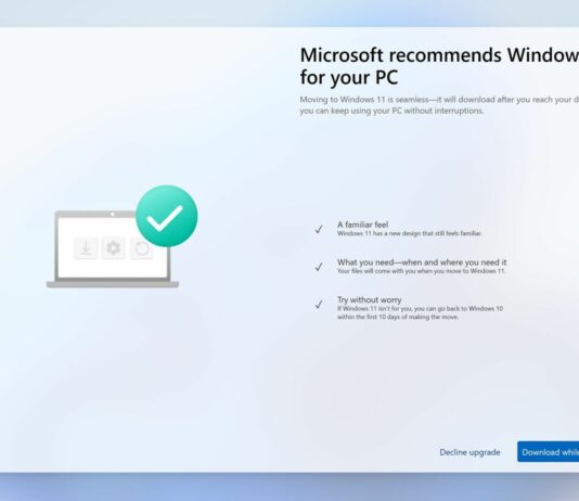 Windows 11 Upgrade popup in Windows 10