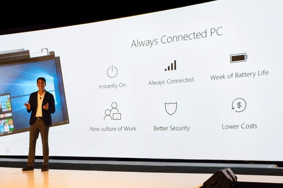 Windows 10 Always Connected PCs