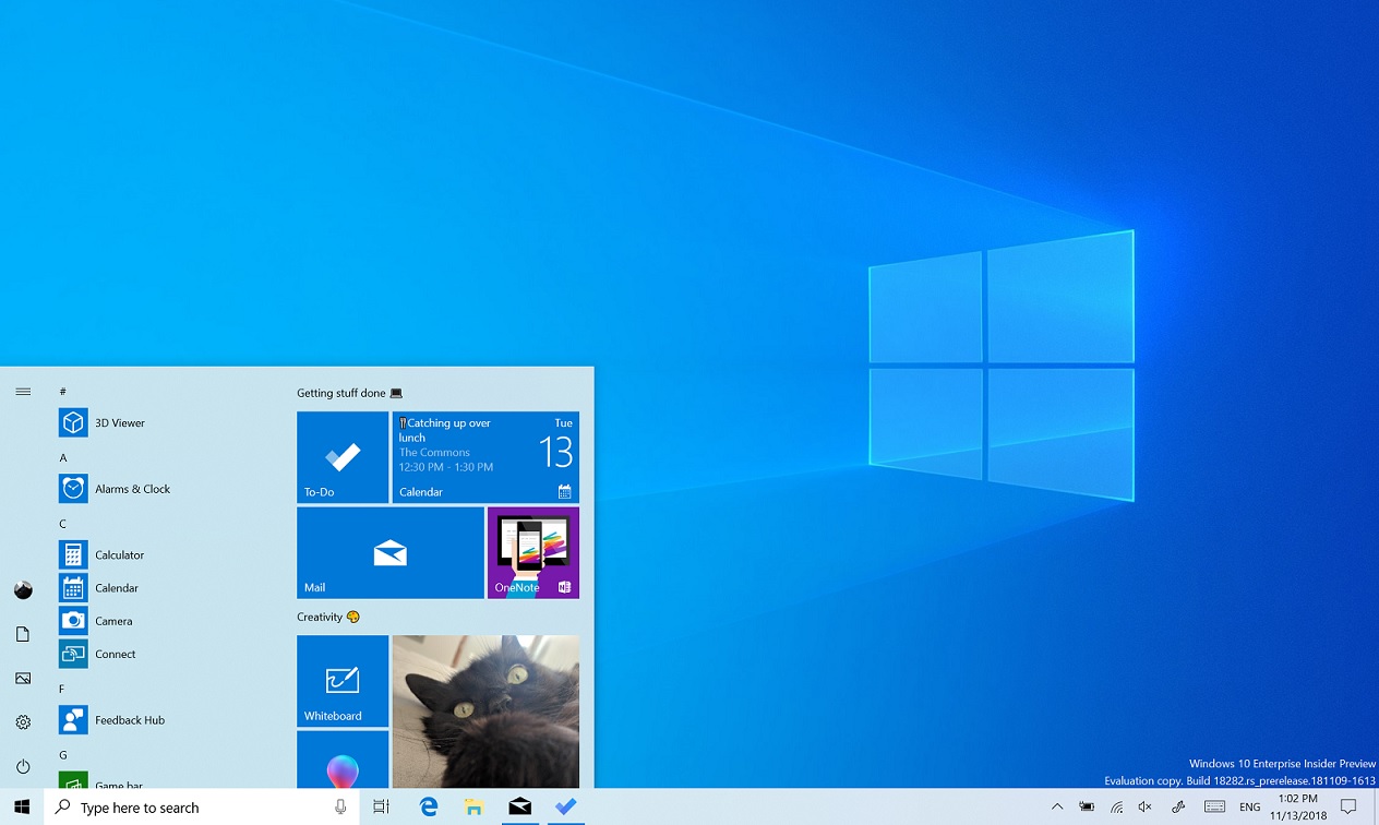 Windows 10 Light Theme