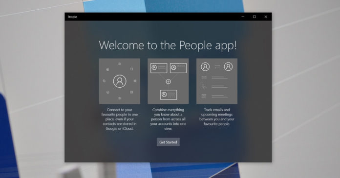 Windows 10 People app