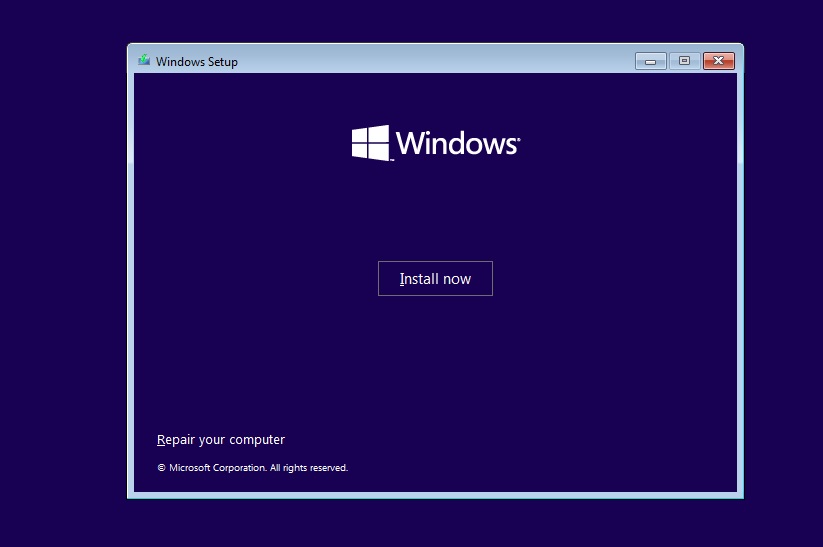 Windows 11 setup