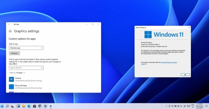 Windows 11 WDDM 3.0 update