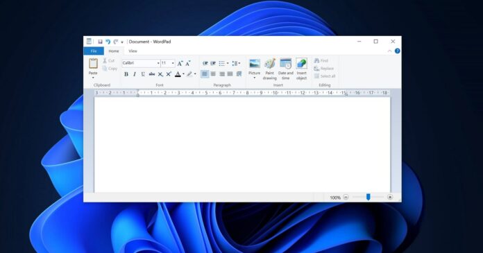 WordPad for Windows 11 removal