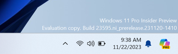 Copilot in Windows 11 23H2